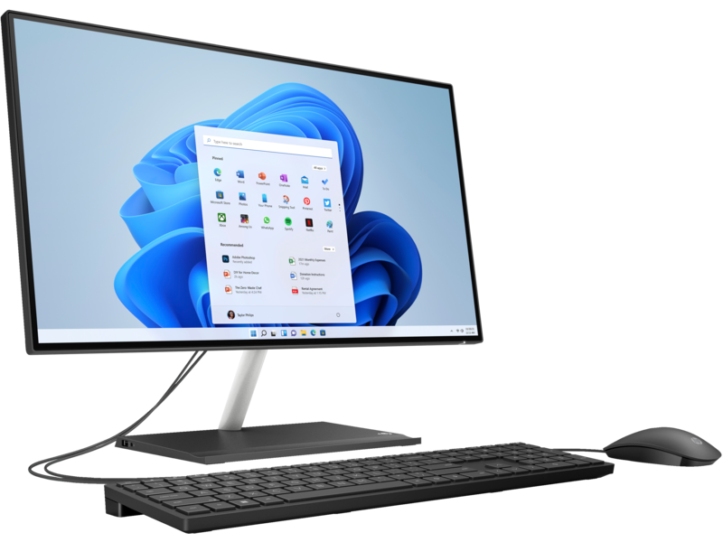 AIO-24-CB1004NE Jet Black Front Facing